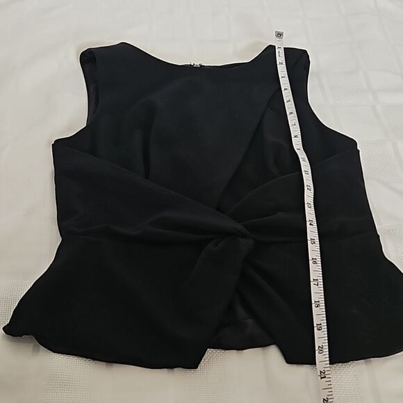 Marciano Twist Wrap Peek-A-Boo Top Black Medium - Picture 8 of 16